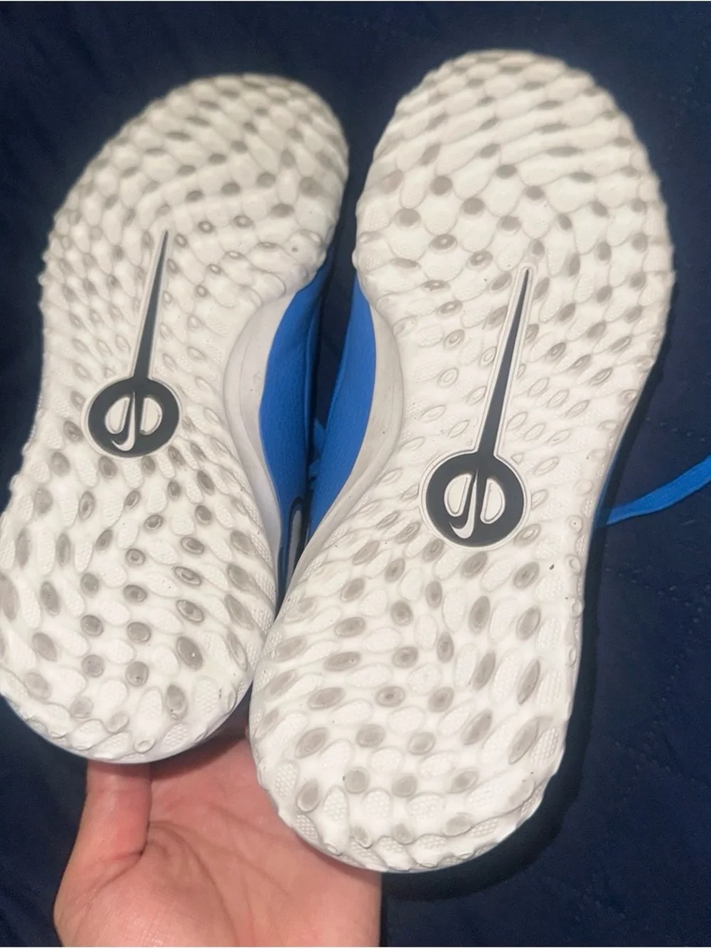 Nike Boys Blue Athletic Sneakers SIZE 3Y